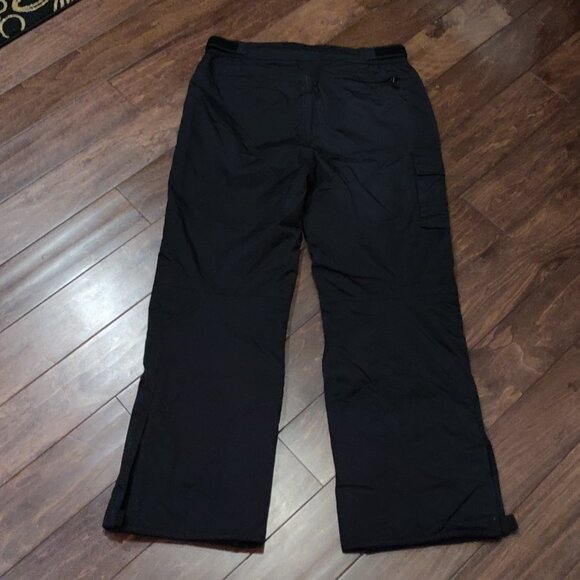 Lands End Men's Insulated Snow Ski Pants With Gaiters Black SIZE 38 T - Picture 6 of 8